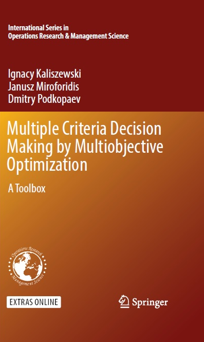 page for Multiple Criteria Decision Making by Multiobjective Optimization – A Toolbox