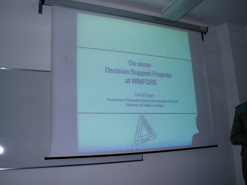 Urlich Derigs - seminarium 24.11.2006
